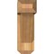 Ekena Millwork Traditional Craftsman Rough Sawn Bracket w/ Offset Brace, Western Red Cedar, 6"W x 18"D x 18"H BKT0604X18X18TRA04RWR - alternate 4